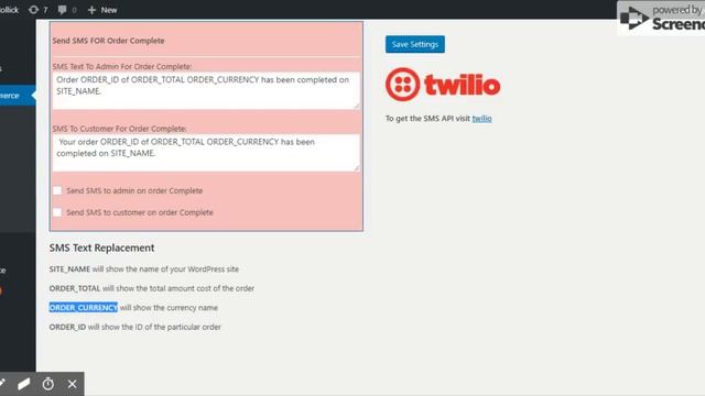 Twilio WooCommerce Order SMS Notification Plugin смотреть онлайн