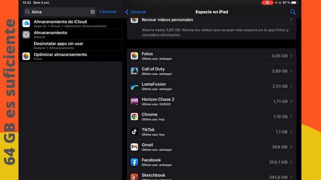 Es suficiente 64 GB de memoria en un iPad ? LA VERDAD смотреть онлайн