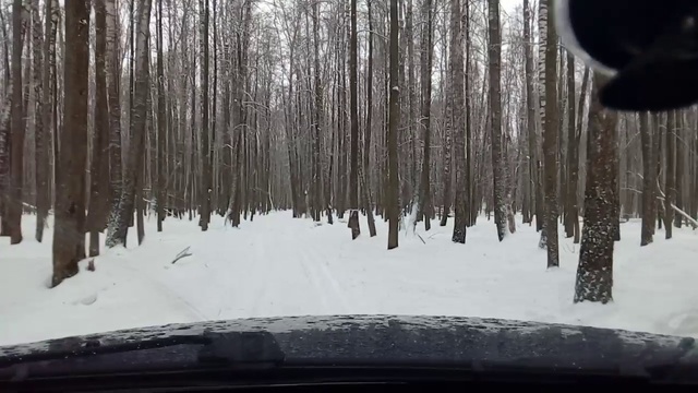 Зимой в лес на машине!!! смотреть онлайн