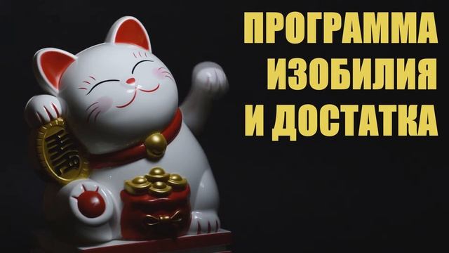 ПРОГРАММА ИЗОБИЛИЯ И ДОСТАТКА | ПРИВЛЕЧЕНИЕ БОГАТСТВА, ИЗОБИЛИЯ И УДАЧИ смотреть онлайн