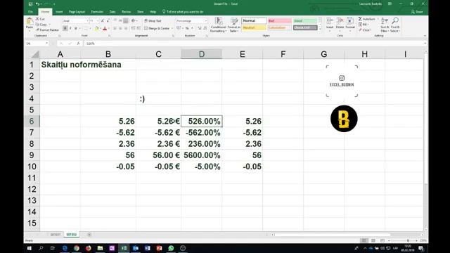 15min Excel - Skaitļu noformējums смотреть онлайн