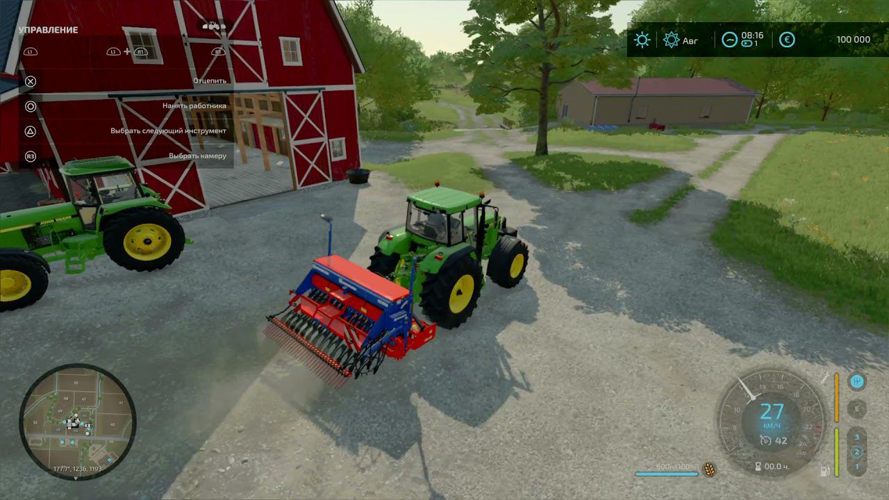 (PS4 Pro) FS 22 Elmcreek Ранчо в Америке #03 Поставил теплицы, завозим воду смотреть онлайн