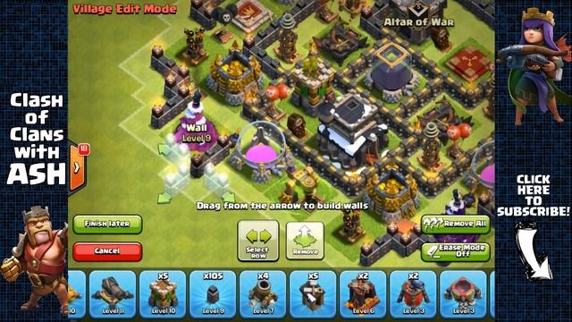 Clash of Clans - TownHall9 Farming/Hybrid (New Post Update) смотреть онлайн