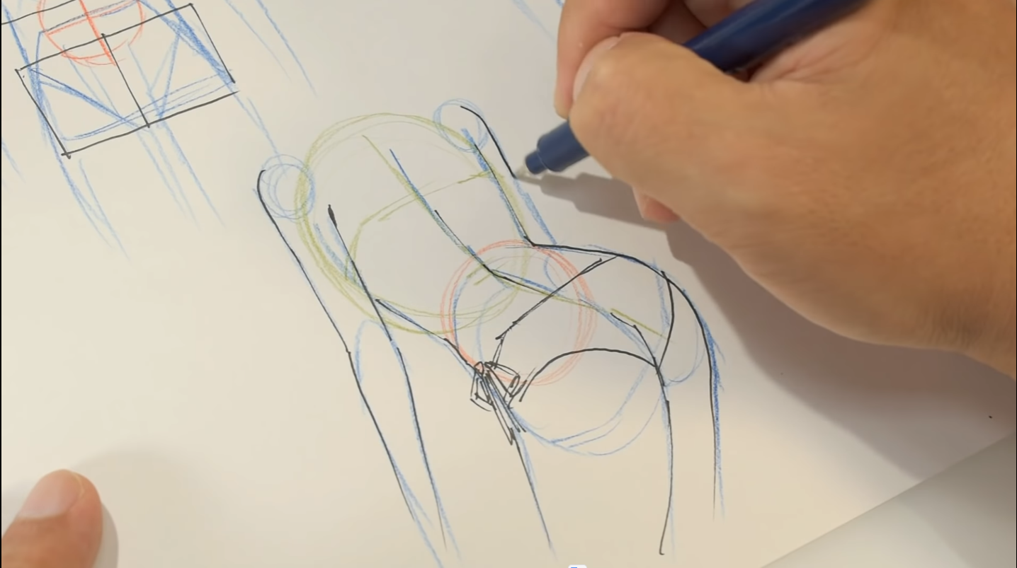 Как рисовать талию? \ Нow to draw a waist смотреть онлайн
