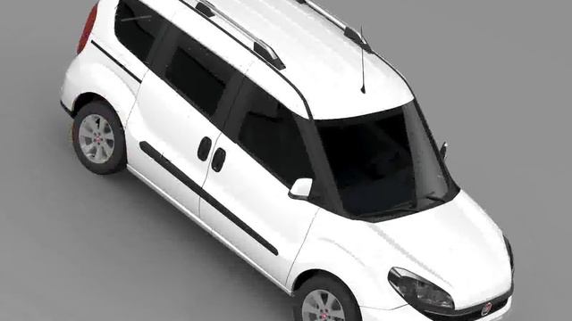 3D Model of Fiat Doblo 263 UK Spec 2015 Review смотреть онлайн