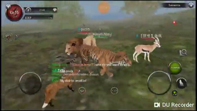Wild animals online-playing in the savanna (I made 2 friends) смотреть онлайн