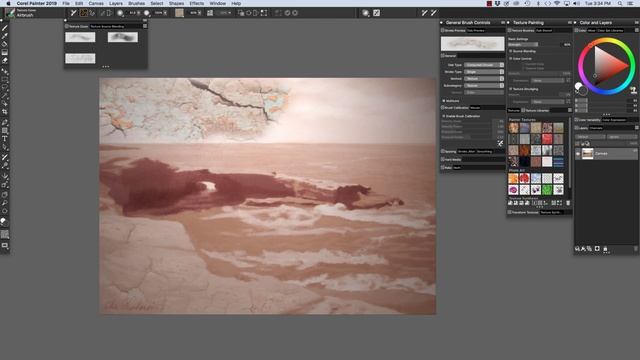 Exploring the Texture Brushes in Painter for Essentials users смотреть онлайн