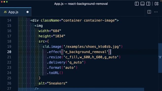 Remove a Background from an Image in JavaScript with Cloudinary - Dev Hints смотреть онлайн