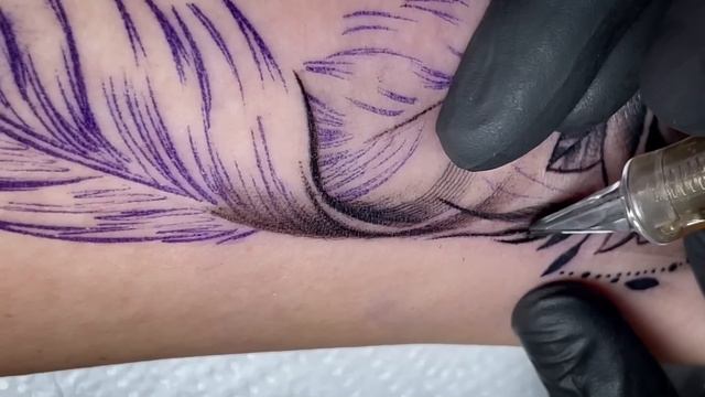 Feather Tattoo | Real Speed Tattooing