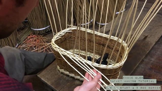 How to start a 5 rod basket Border with Eddie Glew смотреть онлайн