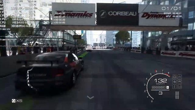 GRID Autosport. FPS Test AMD Athlon II X3 445 (NVIDIA GeForce GTX 1050) смотреть онлайн
