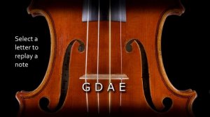 Violin Tuner : Easy to use - "plucking" real violin sound