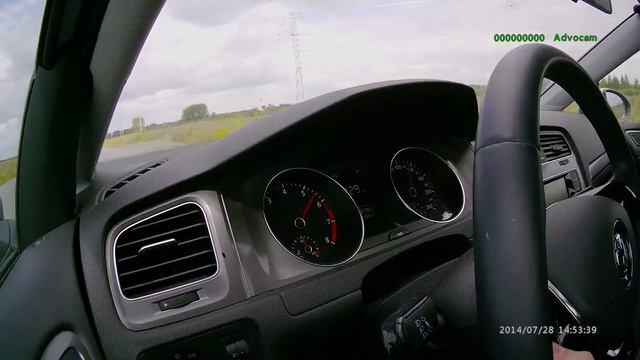 разгон 0-100 и 402м Golf 7 1.2 86лс сток, ASR выкл. смотреть онлайн