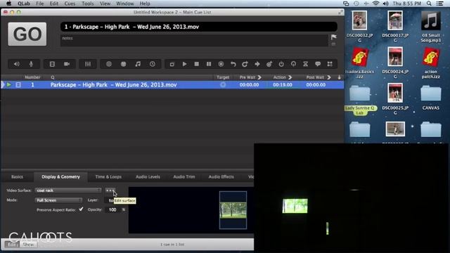 QLab tutorial 3 Basic projection and mapping смотреть онлайн