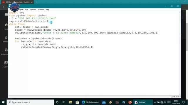 Make Barcode Scanner using Python || Barcode + QR Code Scanning Tutorial || OpenCV || AI Tutorials смотреть онлайн