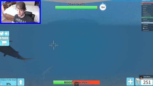 HAMMERHEAD SHARK UPDATE - ROBLOX SHARK BITE GAME смотреть онлайн