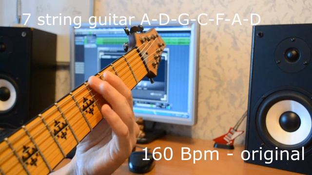 Meshuggah - Do Not Look Down (first riff and Tab). Мешуга на гитаре. Жирный злобный дисторшн смотреть онлайн