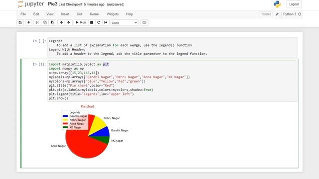 Python Programming in Tamil | Matplotlib Visualization Library Part 10 | pie() method Part 3 смотреть онлайн