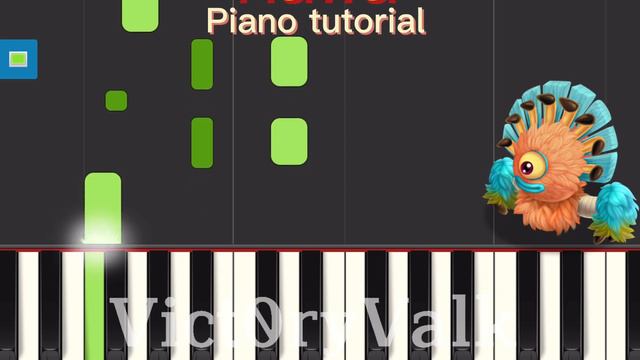 Tiawa piano tutorial my singing monsters #msm #tiawa смотреть онлайн