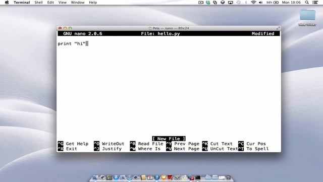 Python 2 Using Mac Terminal смотреть онлайн