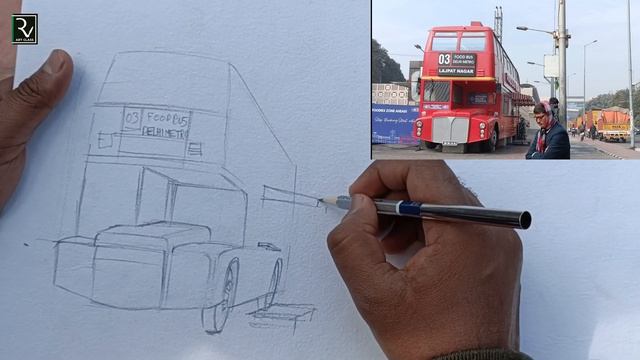 composition for BFA entrance exam. market scene kaise sketch kare ? market drawing. смотреть онлайн