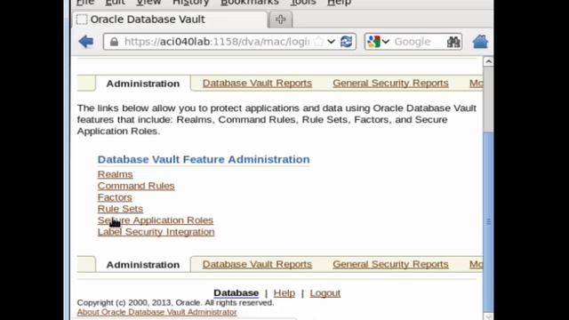 Oracle Database Vault. Primera Parte смотреть онлайн