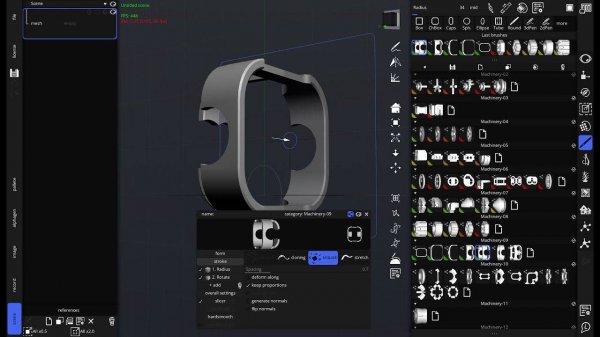 Создание кистей в Teya Conceptor: Настройка Kitbash кистей (Часть 1)