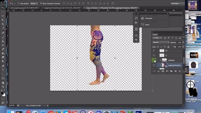 How To Use Leggings Mockup On Photoshop смотреть онлайн