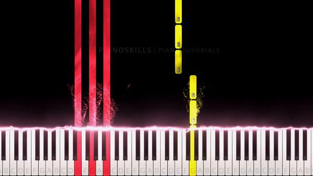 Megalovania - Undertale (Easy Piano Tutorial) смотреть онлайн