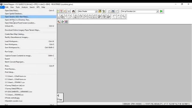 How to Import Data from Excel to Global Mapper? смотреть онлайн
