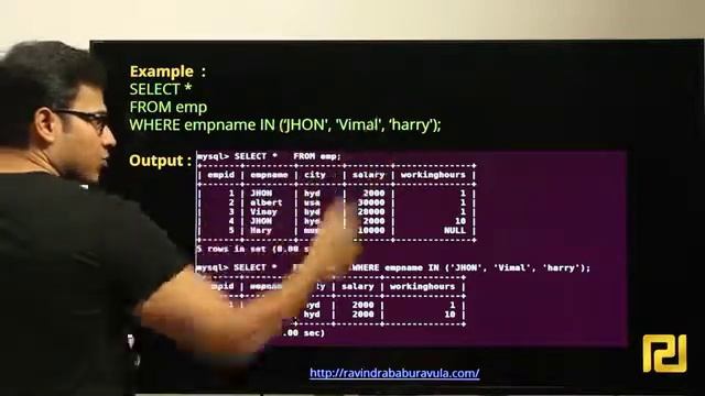 19 MySQL - In condition - MYSQL CRASH COURSE - INSPIRED STUDY смотреть онлайн