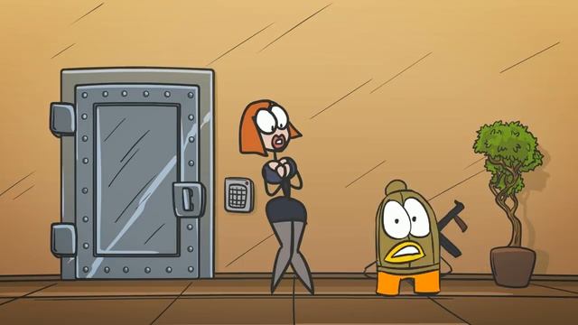 Доктор Гнус - Ограбление банка. Налётчики ( Анимация ) смотреть онлайн