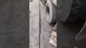 Бетононасос  KYOKUTO PH75-25, продувка мячом вперёд.
