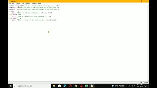 How to make a mini calculator using python idle shell (very simple and easy) смотреть онлайн