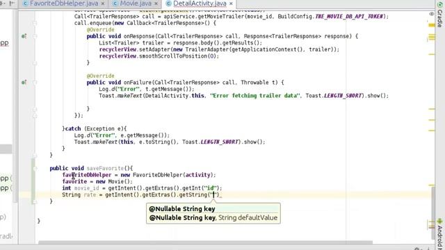 MOVIES APP - SQLite DATABASE TO HANDLE FAVORITE MOVIE PT 7 смотреть онлайн