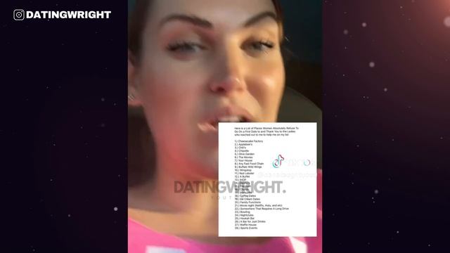 Entitled Women Make Crazy First Date List смотреть онлайн