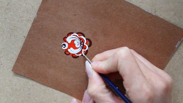 Городецкая роспись. Мастер-класс "Розан" смотреть онлайн