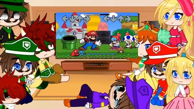 Los Personajes De Mario Reaccionan A Vs. Mario Rebooted Mod Fnf|Gacha Club|Super Mario Bros|Origina смотреть онлайн