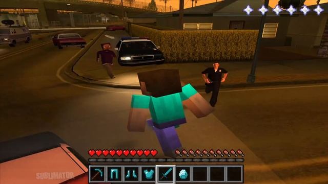 Minecraft But It's GTA San Andreas