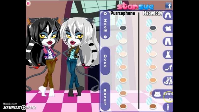 MONSTER HIGH DRESS UP GAMES :3 смотреть онлайн