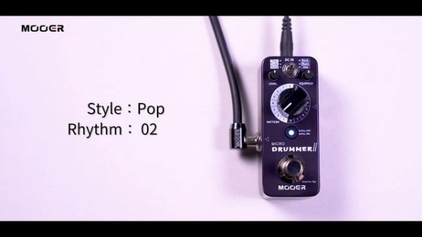 MOOER Micro Drummer II Demo