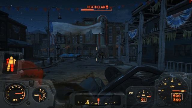 Fallout 4 Killing A Deathclaw [AMD 7670m 1gb - low settings] смотреть онлайн