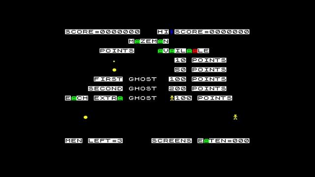 MiSTer (FPGA) ZX81: Added color to a game (Mazeman) смотреть онлайн