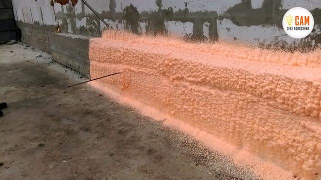 Утепление цоколя дома ППУ Polynor! смотреть онлайн