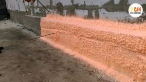 Утепление цоколя дома ППУ Polynor!