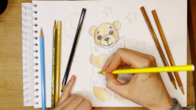 Піжамне малювання. Ведмедик смотреть онлайн