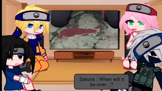 Past Team 7 react to naruto vs sasuke • Full battle • #Best fight • смотреть онлайн