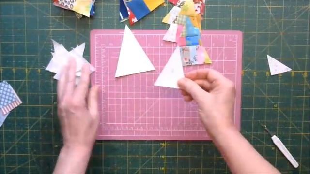 Накопилось много обрезков? Сошьем блок "калейдоскоп"! смотреть онлайн