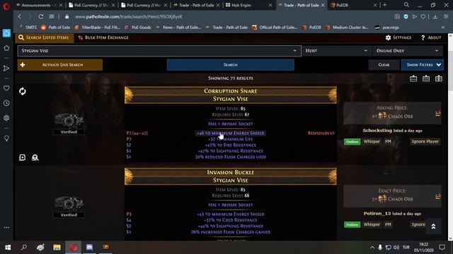 How To Craft A Hunter Influenced Stygian Vise | Path Of Exile Guide