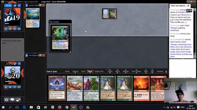 Legacy League #18 2016 Belcher Round Two vs Grixis Delver смотреть онлайн